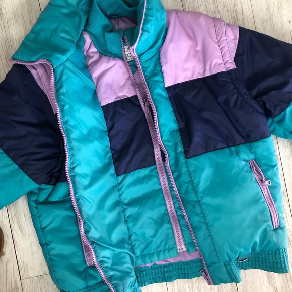 Apres Sport Color Block Puffer Coat - Picture 3 of 8